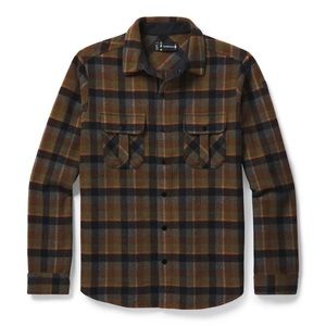 Smartwool Anchor Line Shirt Jacket Men's - Olive Plaid NWT